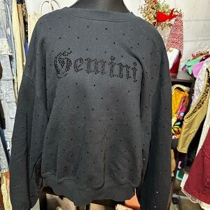 Good American Black Beaded Top